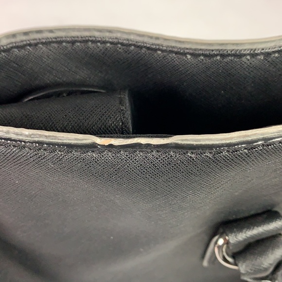 Michael Kors LG Blk Hamilton Specchio Leather Tote - Picture 10 of 11